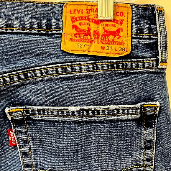 Levi’s 527 Bootcut Jeans Size 34 x 36 - Picture 3 of 3